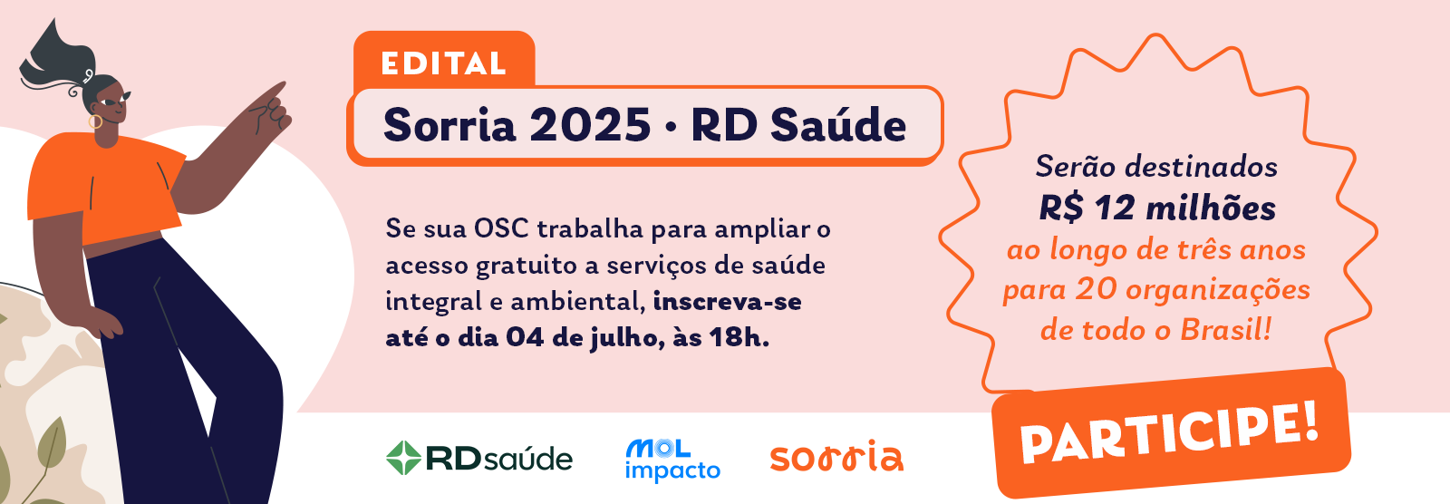 Edital Sorria 2025 - RD Saúde